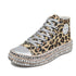 Womens Leopard Sneakers Women Canvas Shoes Leisure Lace-Up Sneakers Rhinestone Shiny Flat Charming Shoes Platform Leisure Low Sneakers - STEVVEX Shoes - 104, Casual Sports Sneakers, Casual Walking Sneakers, Casual Women Sneakers, Comfortable Women's Sneakers, Leopard Sneakers, Leopard Womens Sneakers, Luxury Sneakers, Shoes, Sneakers, Soft Women Sneakers, Sport Sneakers, Walking Sneakers, Women Shoes, Women sneakers, Womens Elegant Sneakers, Womens Fitness Sneakers, Womens Summer Sneakers - Stevvex.com