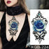 Womens Waterproof Temporary Tattoo Sticker Blue Flower Luxury Big Tatoo For Body Arm - STEVVEX Beauty - 103, 3D Tattoo, Arm Tattoo, Beauty, Big Flowers Tattoo, Big Tattoo, Black Tattoos, Blue Butterfly Tattoo, Body Tattoo, Colorful Tattoo, Fashion Tattoo, Flower Tattoo, Girls Tattoo, Leg Tattoo, Luxury Tattoo, Stylish Tattoo, Tattoo, Waterproof Tattoo, Women Tattoo, Womens Tattoo - Stevvex.com