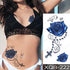 Womens Waterproof Temporary Tattoo Sticker Blue Flower Luxury Big Tatoo For Body Arm - STEVVEX Beauty - 103, 3D Tattoo, Arm Tattoo, Beauty, Big Flowers Tattoo, Big Tattoo, Black Tattoos, Blue Butterfly Tattoo, Body Tattoo, Colorful Tattoo, Fashion Tattoo, Flower Tattoo, Girls Tattoo, Leg Tattoo, Luxury Tattoo, Stylish Tattoo, Tattoo, Waterproof Tattoo, Women Tattoo, Womens Tattoo - Stevvex.com