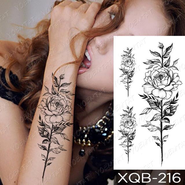 Womens Waterproof Temporary Tattoo Sticker Blue Flower Luxury Big Tatoo For Body Arm - STEVVEX Beauty - 103, 3D Tattoo, Arm Tattoo, Beauty, Big Flowers Tattoo, Big Tattoo, Black Tattoos, Blue Butterfly Tattoo, Body Tattoo, Colorful Tattoo, Fashion Tattoo, Flower Tattoo, Girls Tattoo, Leg Tattoo, Luxury Tattoo, Stylish Tattoo, Tattoo, Waterproof Tattoo, Women Tattoo, Womens Tattoo - Stevvex.com