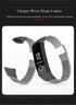 Wrist Strap Smart Wristband Metal Bracelet Band Compatible With Smart Watch Adjustable Stainless Steel Loop Mesh Magnetic Strap Replacement Wristbands Bracelet Fitness And Wellness Tracker For Women Men