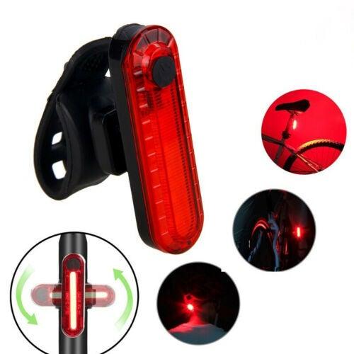 Zoomable LED Bicycle Light Bike Front Lamp Headlight With USB Rechargeable Built-In Battery Bike Light Set USB Rechargeable Powerful LED Bicycle Headlight And Tail Light Combo