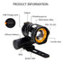 Zoomable LED Bicycle Light Bike Front Lamp Headlight With USB Rechargeable Built-In Battery Bike Light Set USB Rechargeable Powerful LED Bicycle Headlight And Tail Light Combo